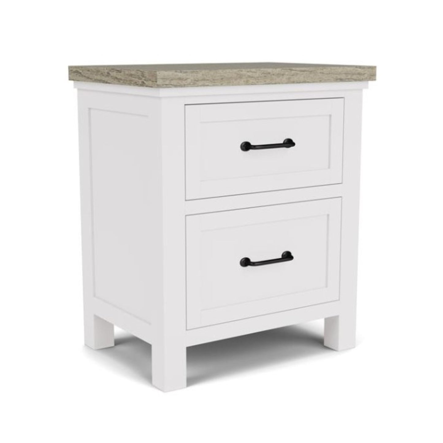 Cora Two Drawer Nightstand