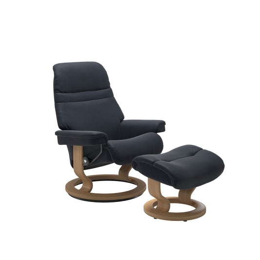 Sunrise Classic Base Recliner and Ottoman