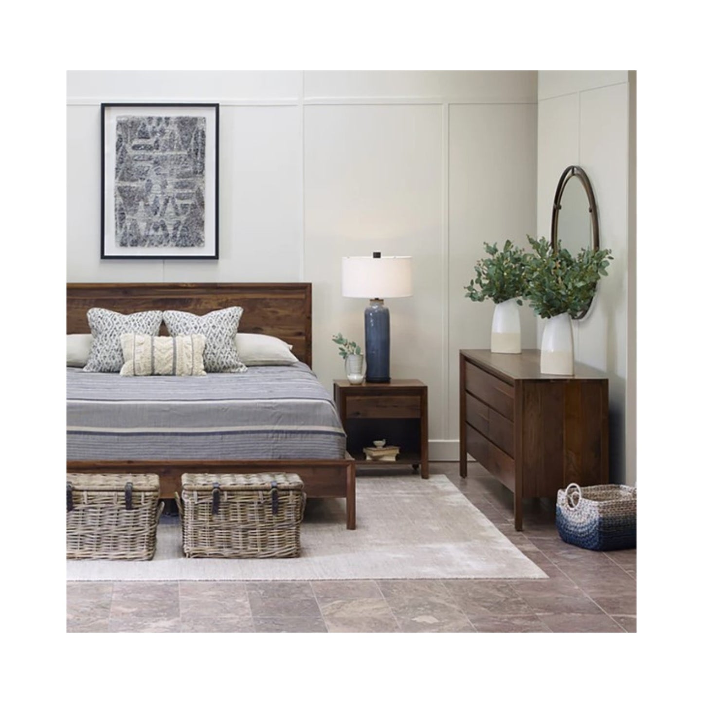 Valley Rustic Walnut Dresser