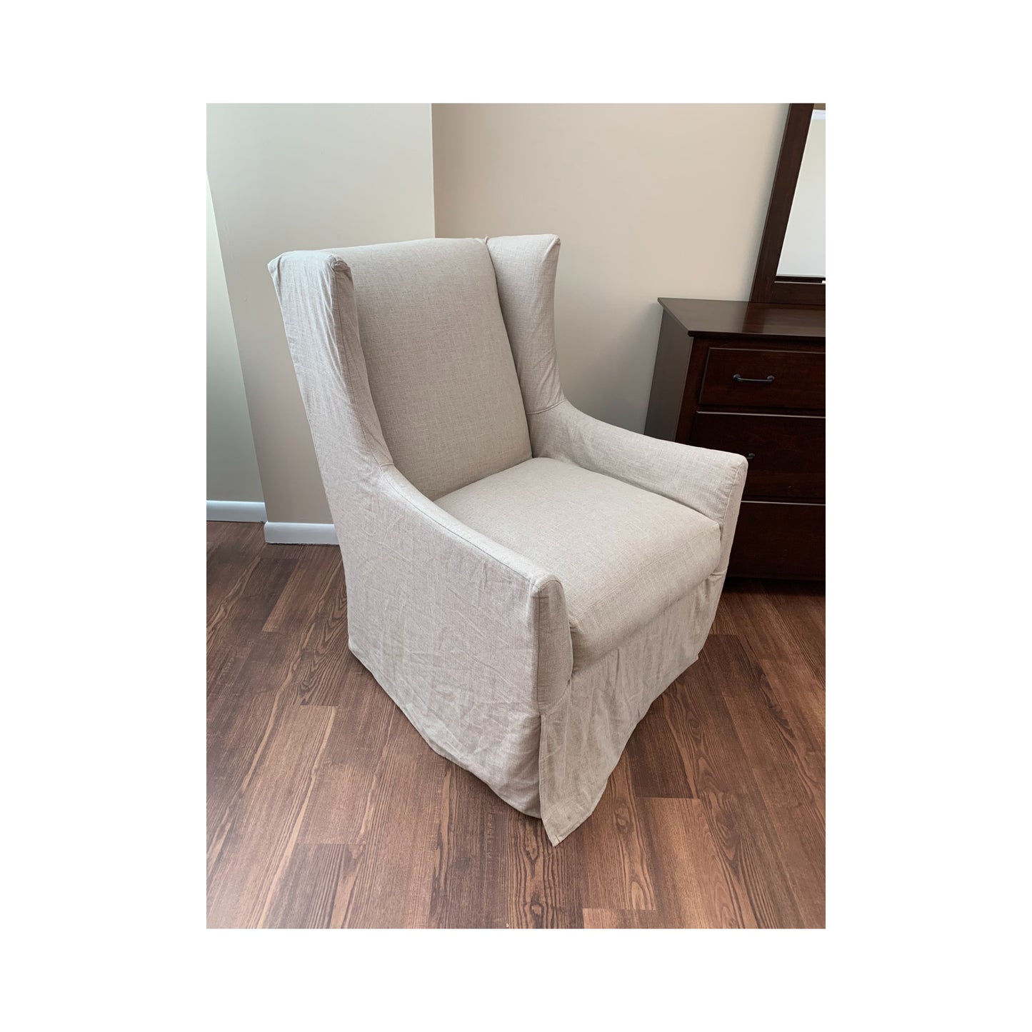 Ellory Slipcover Swivel Chair