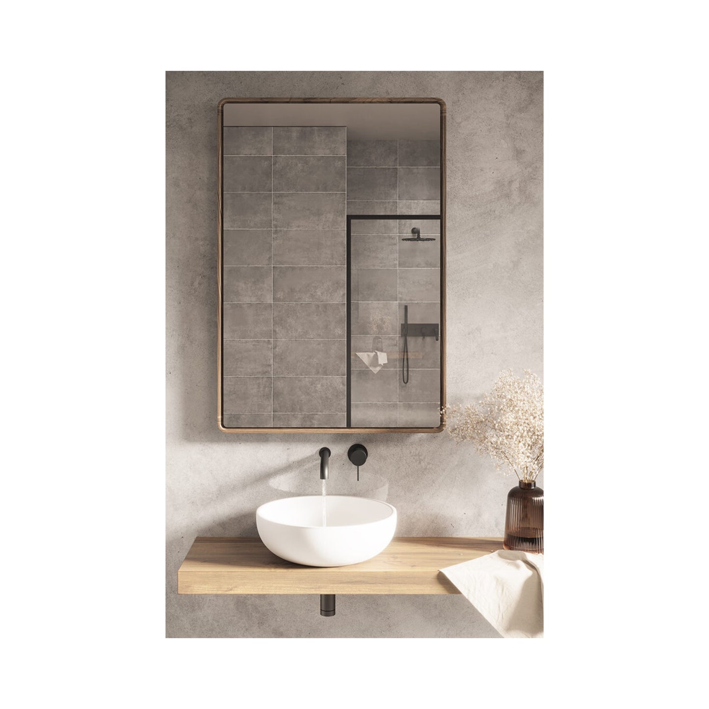 Linq Rectangle Wall Mirror