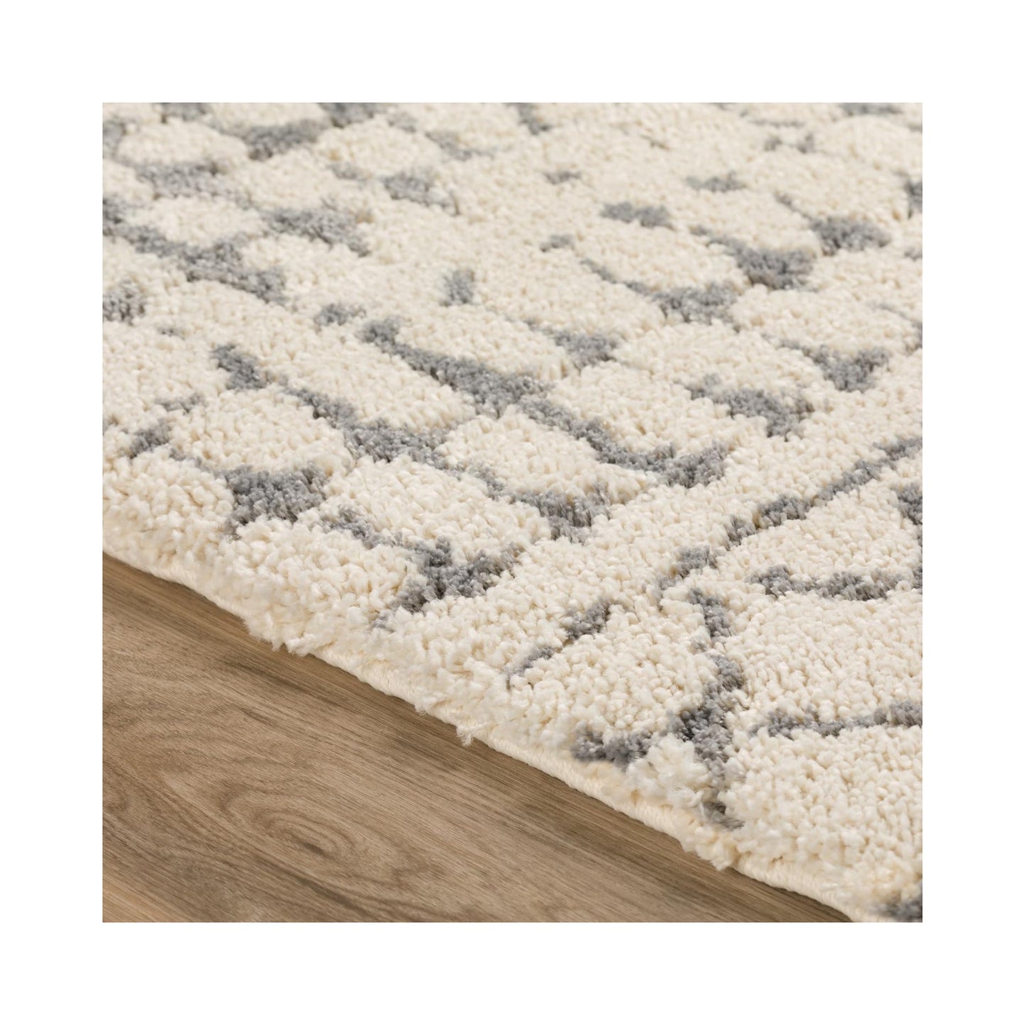Marquee Ivory/Metal Rug
