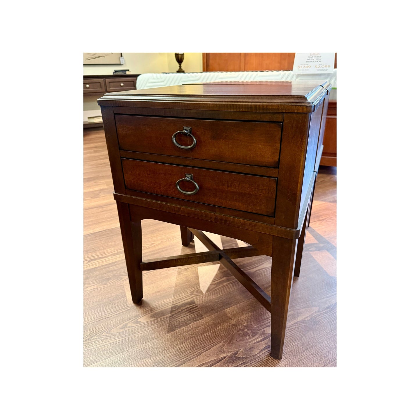 Two Drawer Nightstand