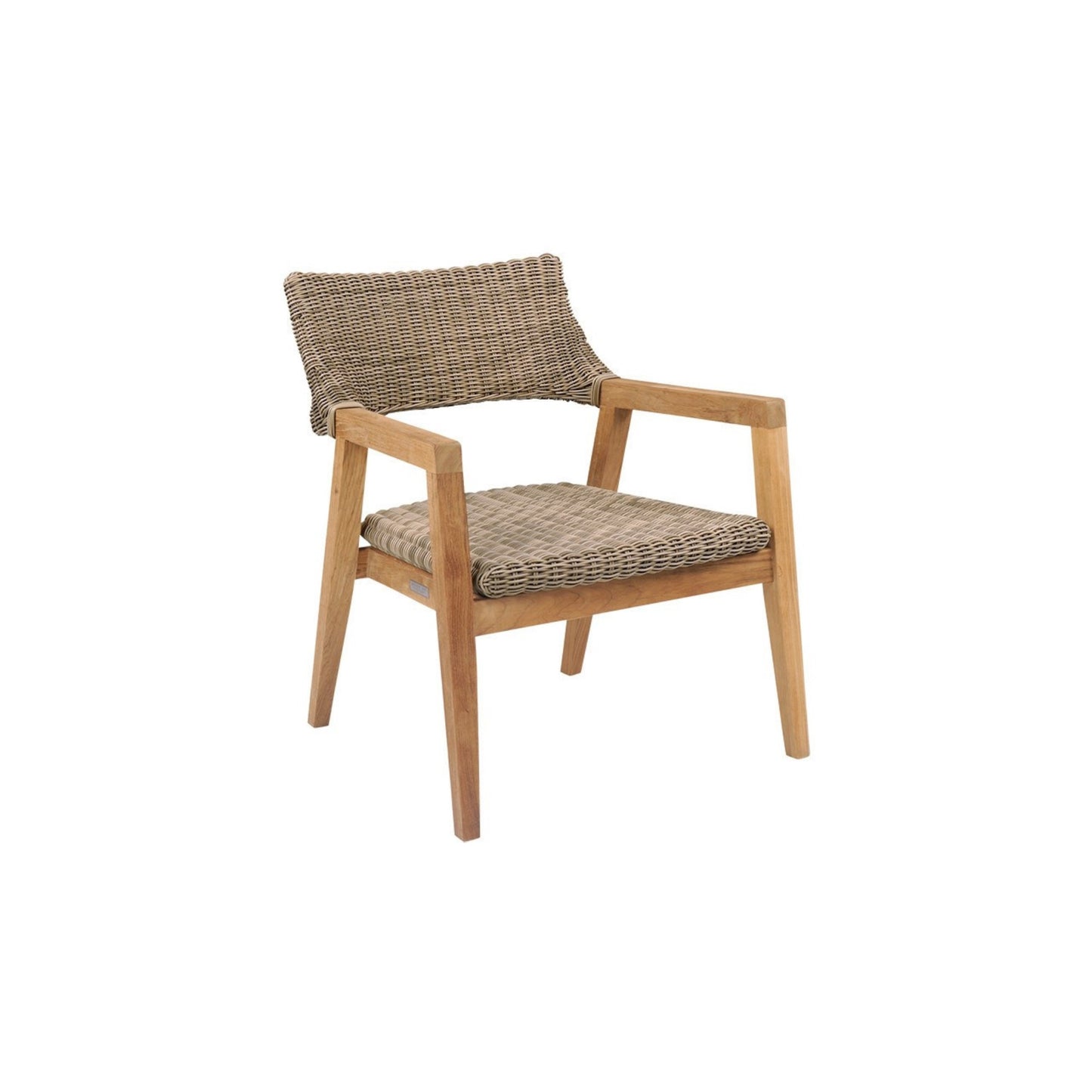 Spencer Teak/Wicker Club Chair