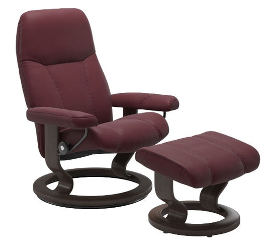 Consul Classic Base Recliner with Ottoman