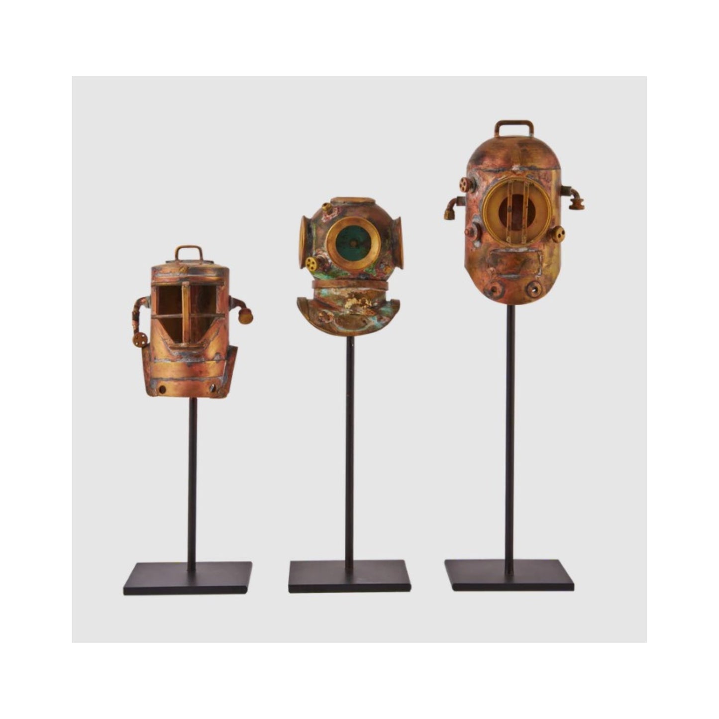 Diver Helmet Replica (Set of 3)