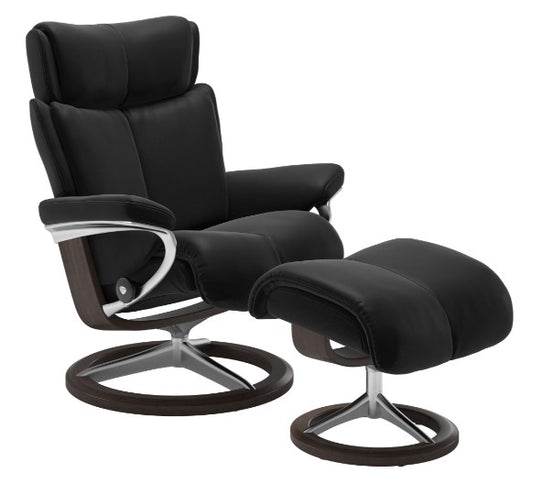 Magic Signature Base Recliner with Ottoman