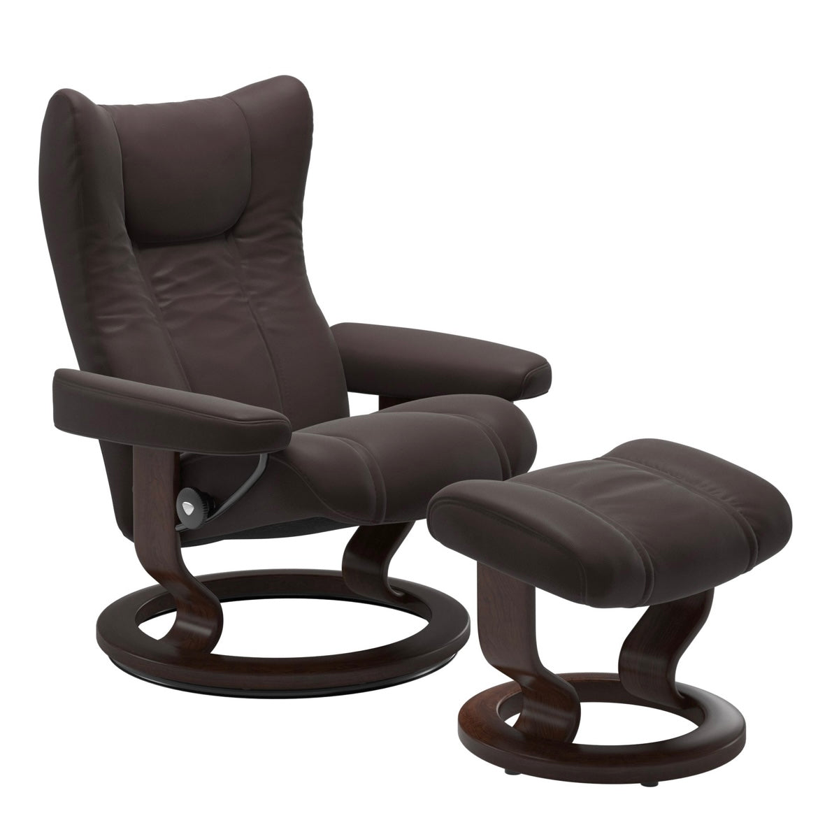 Wing Classic Chair & Ottoman