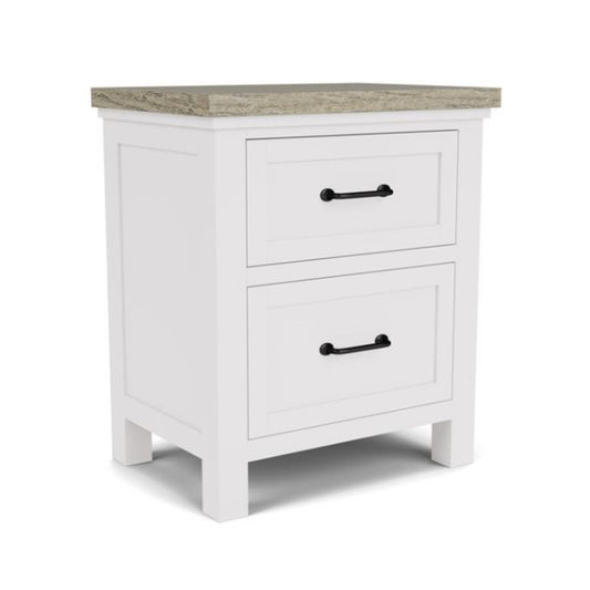 Cora Two Drawer Nightstand