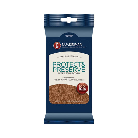 Guardsman Protect & Preserve Leather Wipes