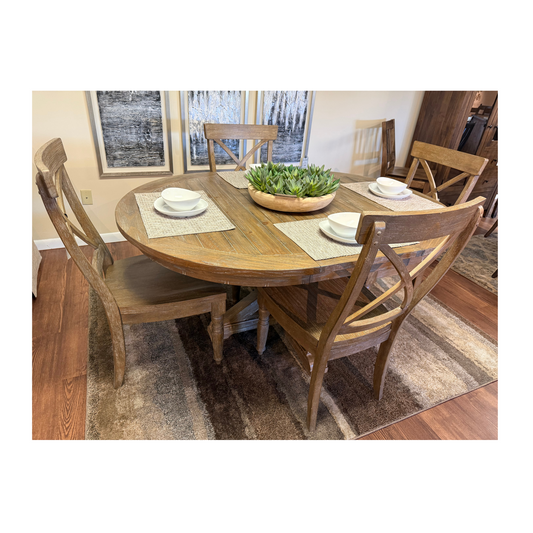 Riverside Dining Table & 4 Side Chairs