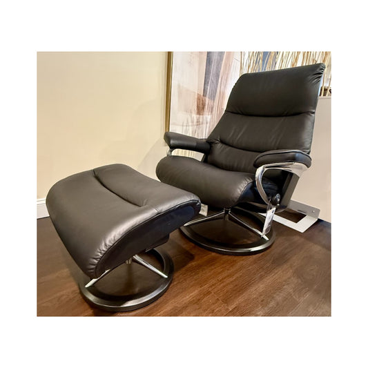 View Large Signature Base Chair & Ottoman