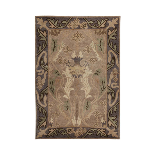 English Garden Rug - Silver