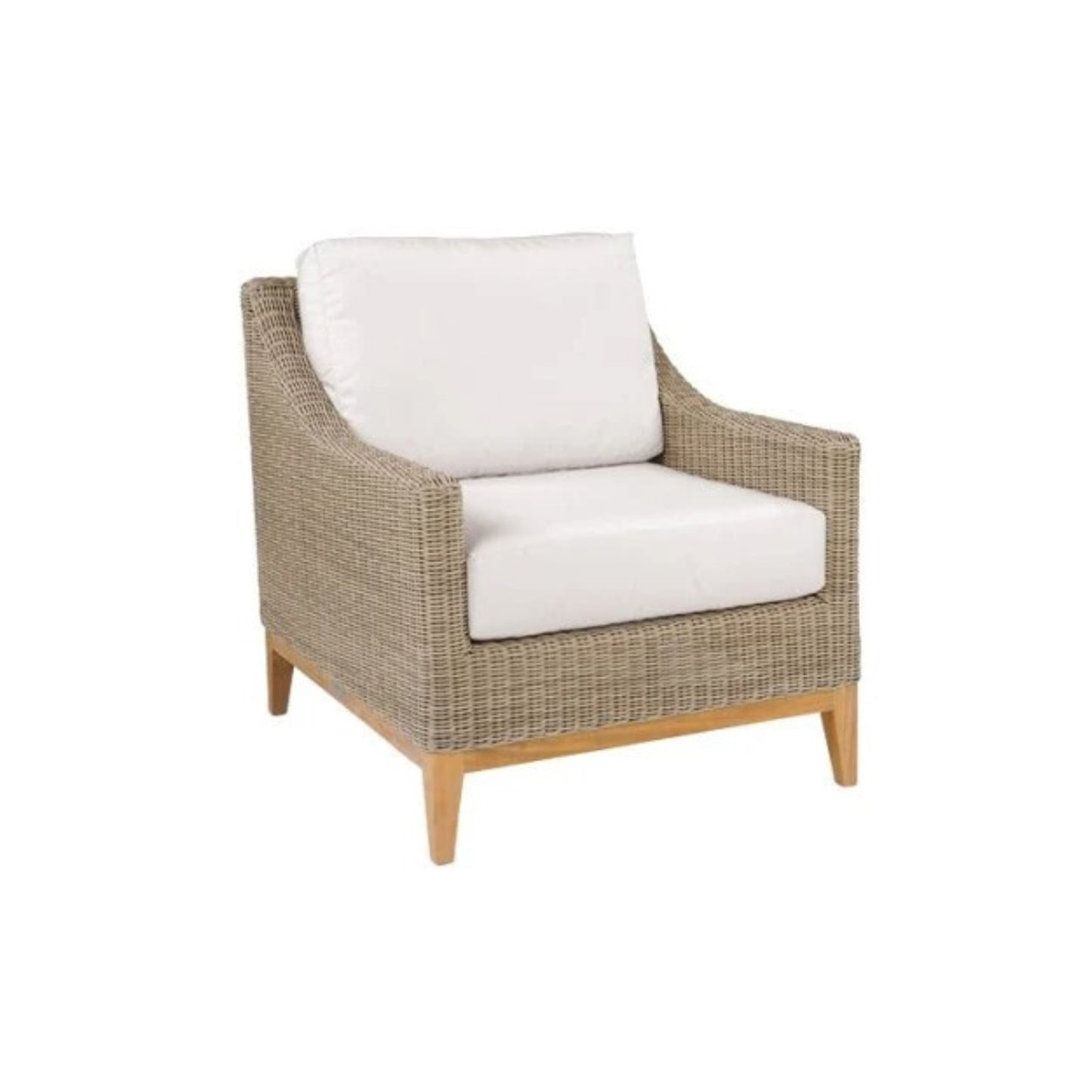 Frances Wicker Lounge Chair