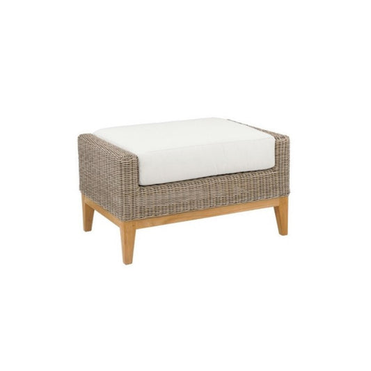 Frances Wicker Deep Seating Ottoman