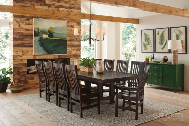 Mission Trestle Table