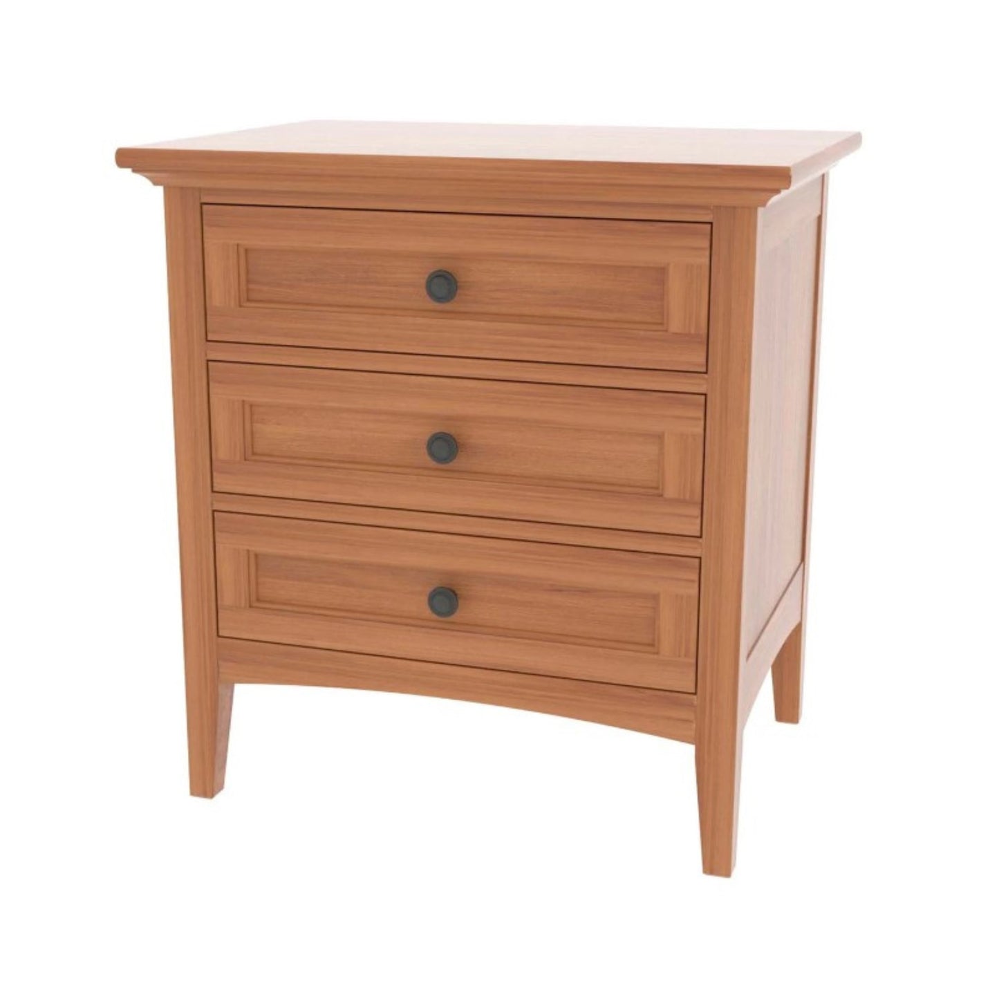 Revere Three Drawer Nightstand