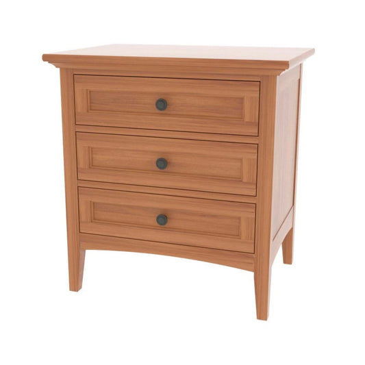 Revere Three Drawer Nightstand