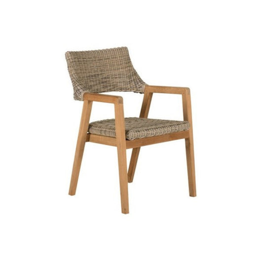 Spencer Teak/Wicker Dining Armchair