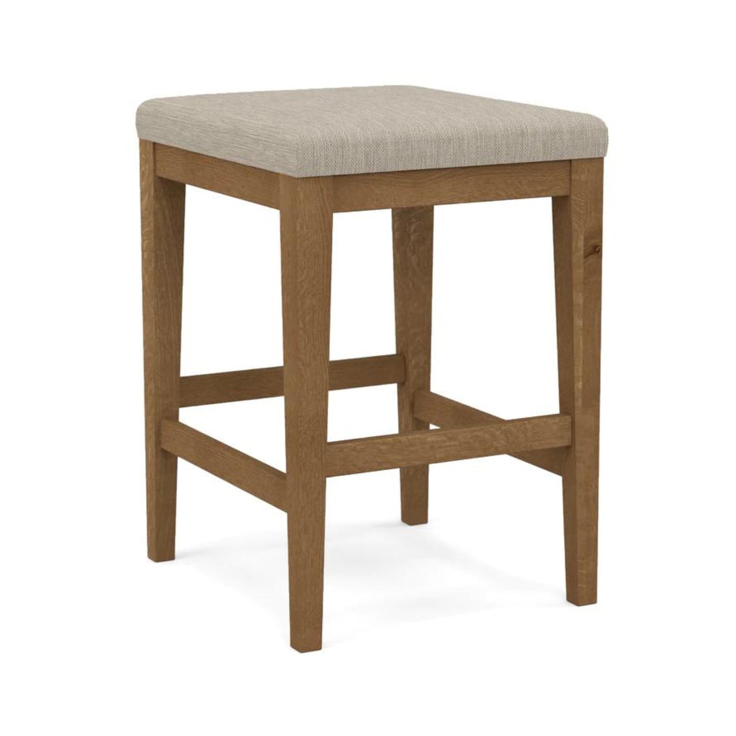 Rustic Oak Counter Stool