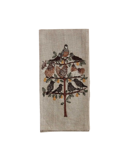 Partridge in a Pear Tree Tea Towel