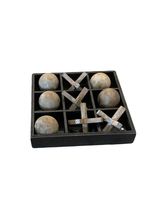 Wooden Tic-Tac-Toe Set