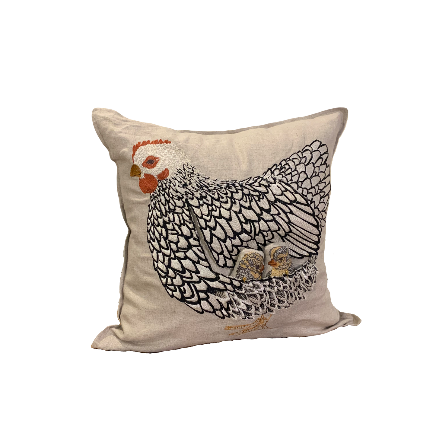 Mother Hen Pocket Pillow